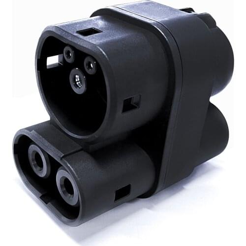 CCS combo1 to CCS combo2 adaptor charge connector European car at a American station