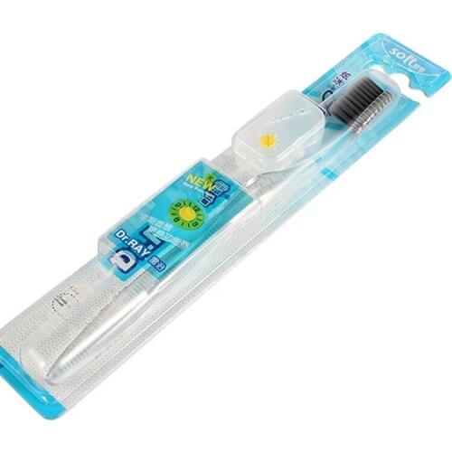 Toothbrush Hyun D1 adult toothbrush soft-bristle general bamboo charcoal toothbrush(Color random)