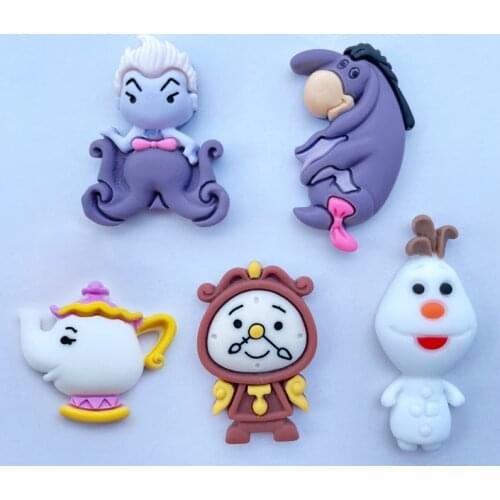 10 New Kawaii Cute Cartoon Animal Resin Flat DIY Crafts Scrapbook Hair Bow Center Accessories Embellishment A30