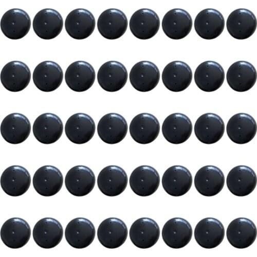 Hot 40PCS Wrought Iron Patio Furniture Glides 1 1/2 Round Outdoor Chair Leg Protection Cover Floor Protectors