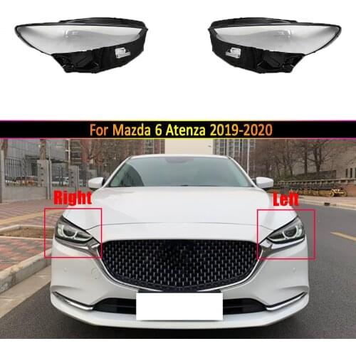 Car Lens Glass Light Lamp Headlamp Shell For Mazda 6 Atenza 2019 2020 Headlight Lens Replacement Auto Transparent Lampshade