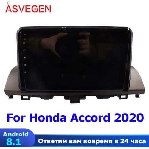 Android 8.1 Car Radio Player For Honda Accord 2019-2020 With 4G + 64G Navigation GPS Multimedia Player With 4G And Carplay