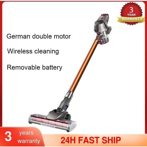 Wireless Vacuum Cleaner Broom Without Cable Handheld LED Removable Battery Duster Carpet Car Dry Cleaning Home Vacuum Cleaners
