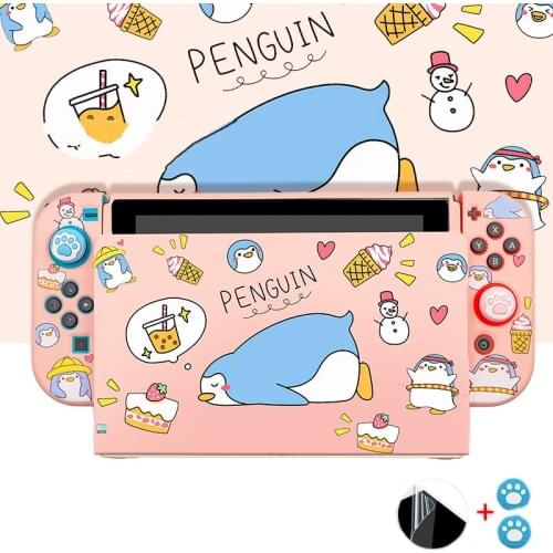 Case For Nintendo Switch Charging Dock Kawaii Full Cover NS Game Console Base Shell 2021 for Cute nintendo switch case anime