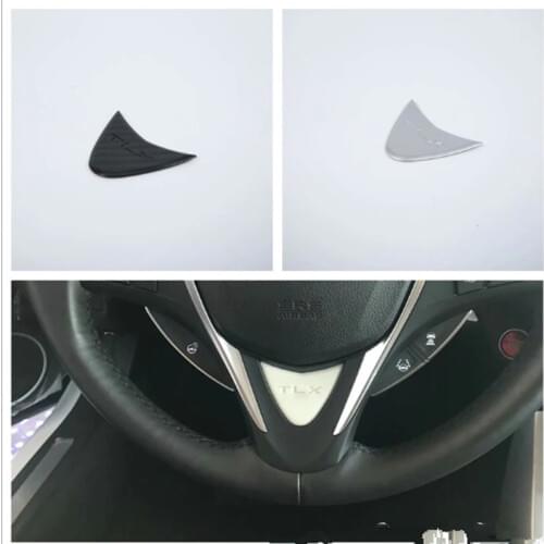 For Acura TLX 2018 Car Steering Wheel Cover ABS Car Styling Moldings Decoration Auto Accessories