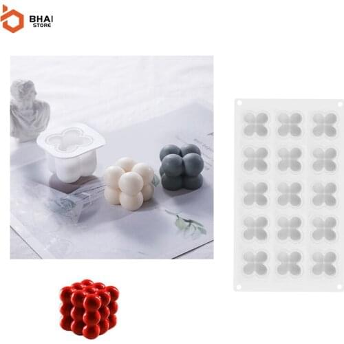 DIY Creative 15Cavity 3D Spherical Silicone Cake Mold For Kitchen Baking Cake Fondant Jelly Pudding Pastry Bakeware Decor Tools