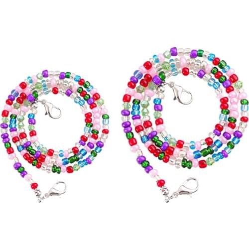 Eyeglass Chain Sunglasses Read Beaded Glasses Chain Holder Eyewear Rope Necklace