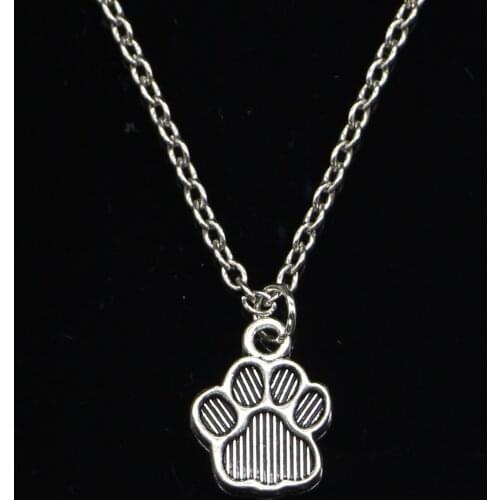 New Fashion Necklace 15x12mm bear paw Pendants Short Long Women Men Colar Gift Jewelry Choker