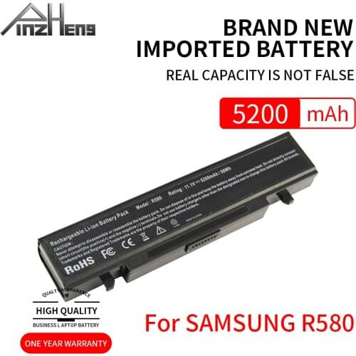 PINZHENG 5200mAh Laptop Battery For SamSung AA-PB9NS6B AA-PB9NC6B R428 R429 R580 NP300 NP350 RV410 RV509 R530 R580 R528