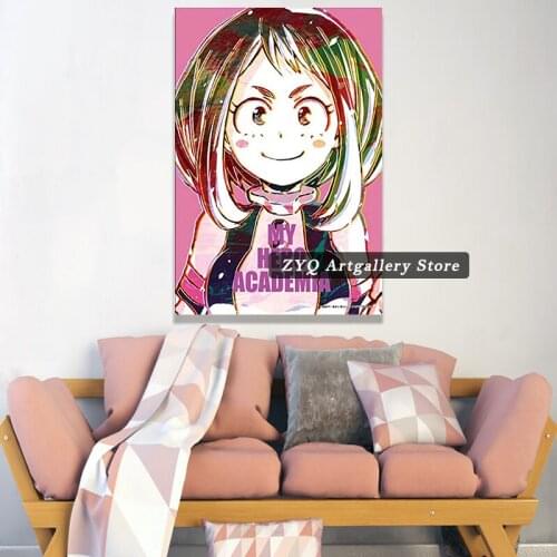 My Hero Academia OCHACO URARAKA Anime Poster Perfect Gift For Home Decor MHA Canvas Painting Art Wall Decoration