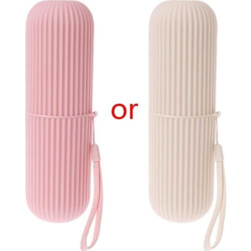 Portable Toothpaste Toothbrush Holder Case Non-Slip Strip Germproof Storage Box Travel Couple Bathroom Accessories