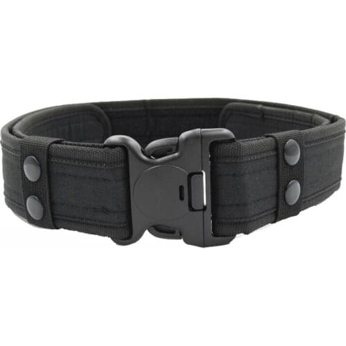 Tactical Adjustable Belt Outdoor Hiking Climbing Hunting Load Bearing Waistband Waist Support Belt with Plastic