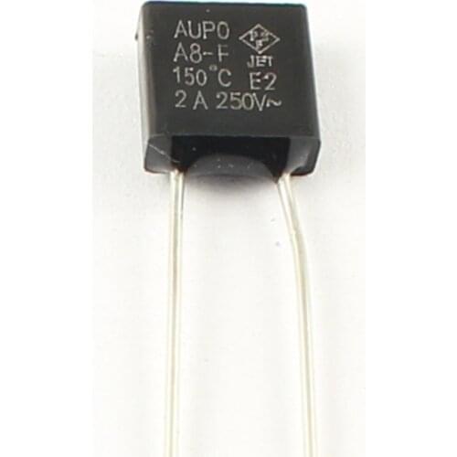 100pcs AUPO Thermal Fuse Cutoff TF 150 Degree 250V 2A A8-F