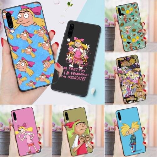 Hey Arnold funny cartoon Phone Case Funda For Huawei P9 P10 P20 P30 Lite 2016 2017 2019 plus pro P smart