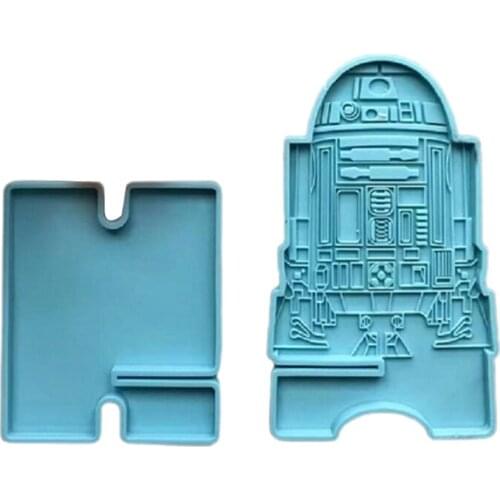 1 Set Cellphone Bracket Holder Epoxy Resin Mold Handmade Mobile Phone Stand Silicone Mould