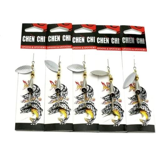 10pcs/lot New Fishing Lures composite tinplate sequins lure kit 6G brand Lures Yaliang piece of sea bass bait explosion of elect