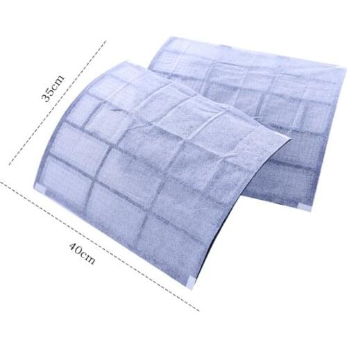 2Pcs Air Conditioning Wind Outlet Dustproof Protection Cover DIY Self-Adhesion Air Purifying Filter Paper Purifier Filter Screen