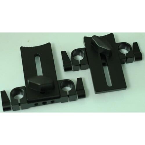 2x Lens Support Mount Rod Clamp Holder Bracket for 15mm Rod Rail Support System