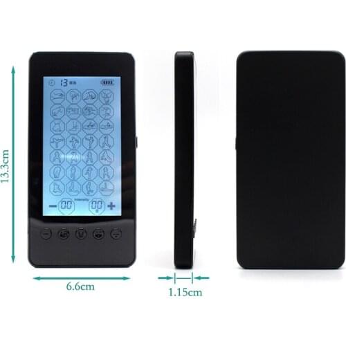 28 Mode Touch Screen Control Massager Electric Muscle Stimulator Body Relax 20 Grade Massager Body Whole Dual Input Pain Relief