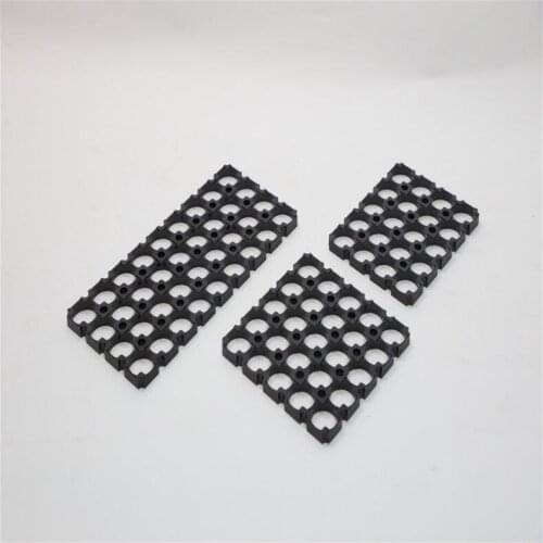 500pcs/lot 4*5 4*6 4*7 4*8 26650 Batteries Holder Storage Box Bracket Cell Battery Cylindrical Anti Vibration Case Brackets