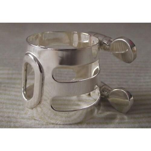 Alto saxophone Ligature Sax parts nickel plated