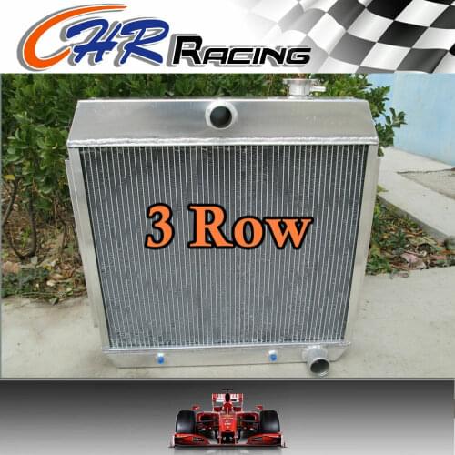 FOR 3 Row ALUMINUM RADIATOR CHEVY BEL AIR V8 Engine W/COOLER 55 56 57 1955 1956 1957