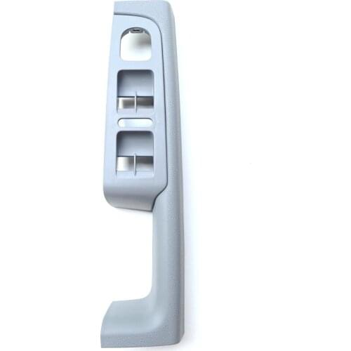 SKTOO For Skoda Superb door handle front left door armrest box inner handle frame, the lifter switch box Gray