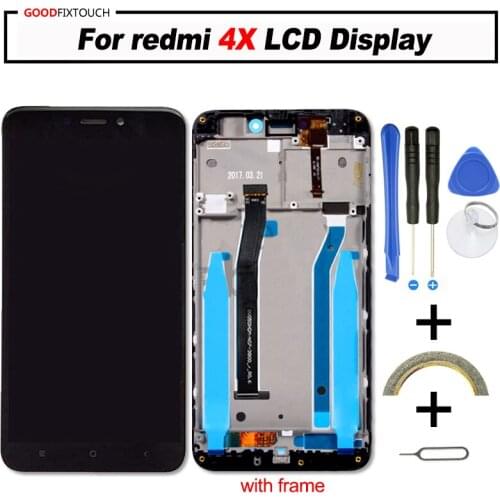 For xiaomi redmi 4x LCD Display Digitizer with Touch Screen Panel Assembly Replacement Parts for redmi4x LCD 5.0"