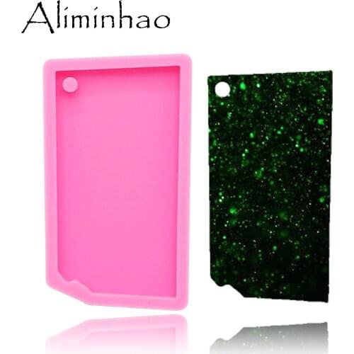 DY0206 Shiny Kansas state shape silicone molds DIY epoxy resin molds for jewelry Keychain Decorative Craft Mold wholesale