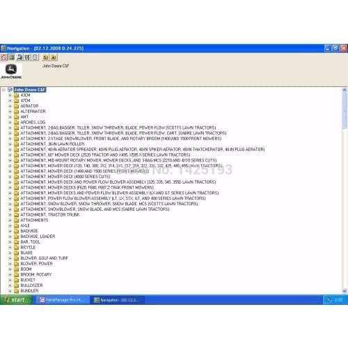 John ( Construction & Foresty) CF PartsManager Pro 2016 Electronic spare parts identification catalog