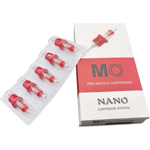 20PCs Disposable Tattoo Cartridge Needles Tattoo Makeup 1RL for Microblading Tattoo Machine