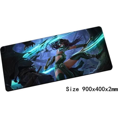 Akali mouse pad 900x400x2mm pad mouse lol notbook computer mousepad Fist of Shadow gaming padmouse gamer keyboard mouse mats
