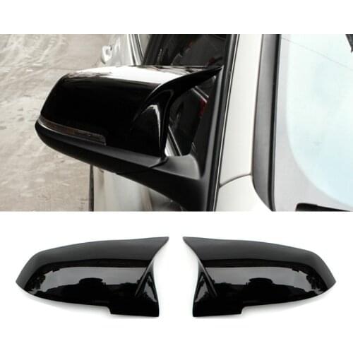 For BMW 1 2 3 4 X M Series Rear View Side Mirror Cover F20 F21 F22 F23 F30 F32 F36 X1 E84 F87 M2 Carbon Style Car Accessories