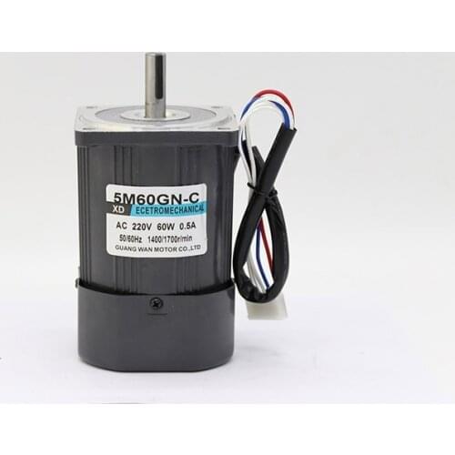 DC24V 60W 5D60GN miniature permanent magnet motor adjustable speed and reversing electric tools mechanical equipment accessories