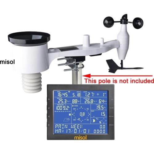 MISOL / Wireless weather station connect to WiFi, upload data to web (wunderground)