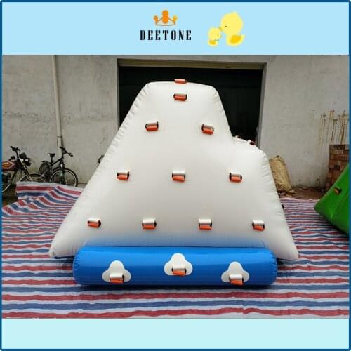 High quality inflatable water park climbing mountain for sale /inflatable iceberg floating climbing water games
