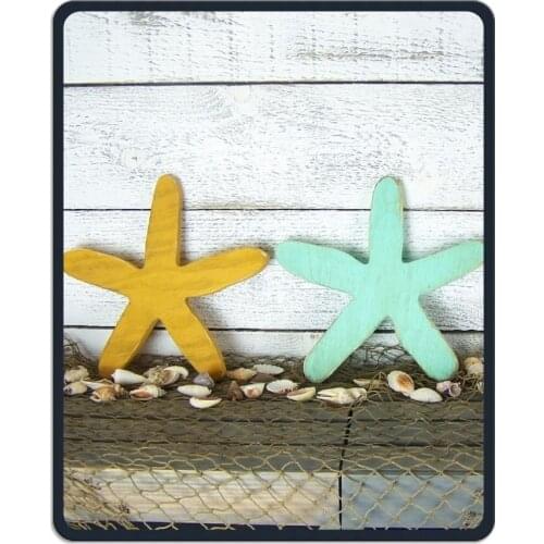 Precision seamed and durable Unisex Starfish Custome Mouse Pad Waterproof Mousepads