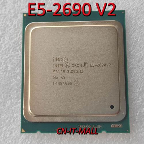 Pulled E5-2690 V2 Server cpu 3.0G 25M 10Core 20 thread LGA2011 Processor