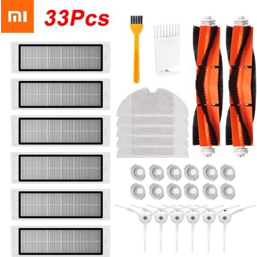 Multiple Combinations Vacuum Cleaner Parts Accessories Main Brush Side Brush HEPA Filter Mops for Xiaomi 1S Rock S6 S5 S60 S5 S5