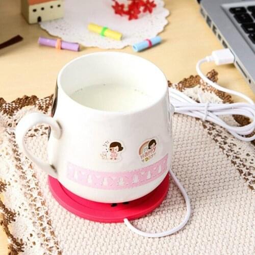 5V USB Silicone Heat Warmer Heater Milk Tea Coffee Mug Hot Drinks Beverage Cup