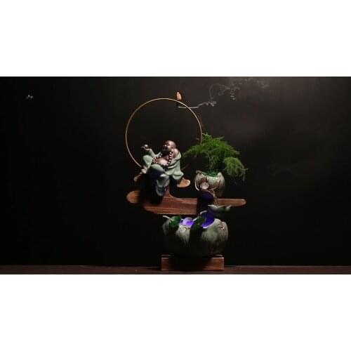 Zen water fountain decoration / desktop humidifier