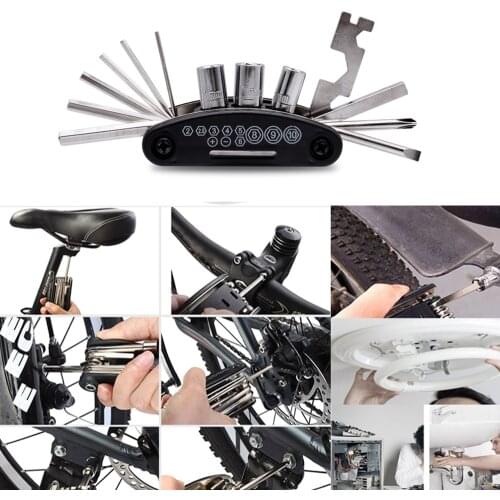 16 in1 Universal Repair Kit Motorcycle Bike Multifunction Tools For Ducati HYPERMOTARD 821 939 SP HYPERMOTARD 1100 796 748 916