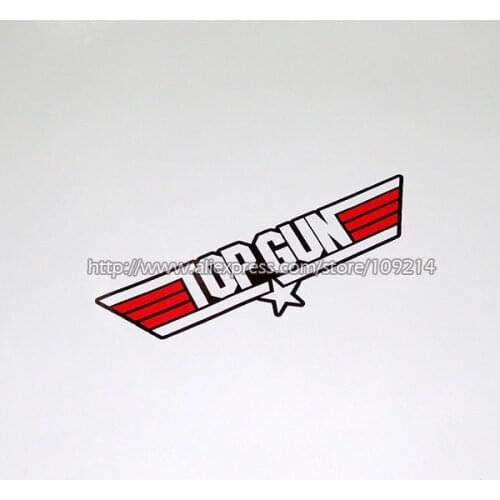 For Topgun Car Styling Vinyl helmet motorcycle Stickers moto Decals Reflective Waterproof 22