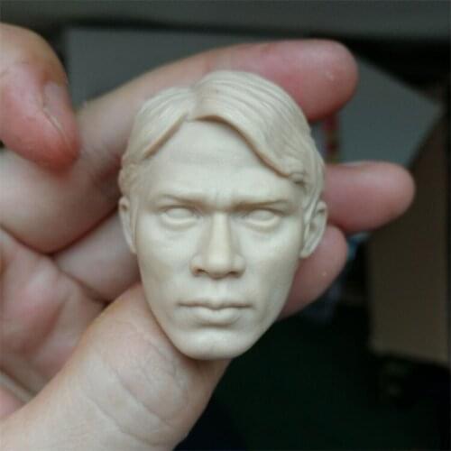 1/6 Thailand Famous Star Tony Jaa Unpainted Black Head
