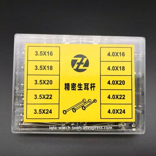 Free Shipping 1 Set Generic Stainless Steel Rivet Pin Assortment for Leather Strap Bracelet Repair Tools Watch Parts