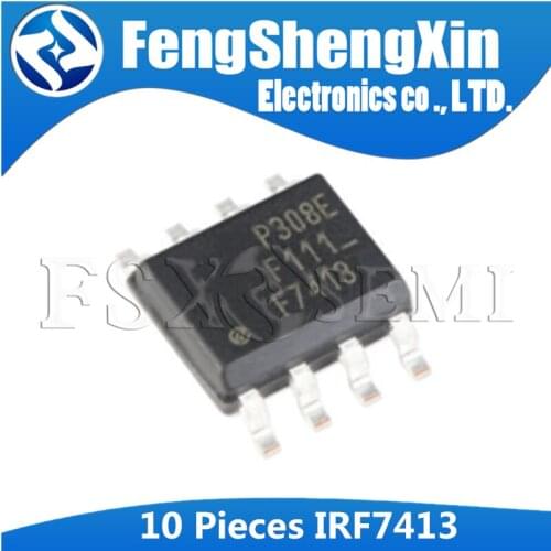 10pcs/lot IRF7413TRPBF IRF7413 F7413 SOP-8 N-channel MOS IC