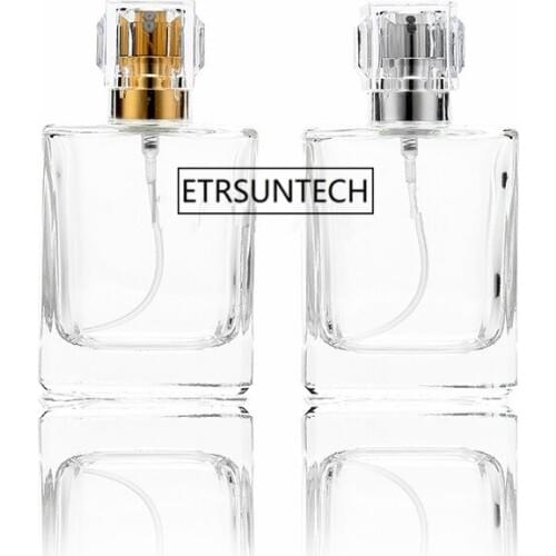 100pcs/lot 30ml Portable Glass Perfume Bottle With Spray Empty Atomizer Refillable Bottles F3057