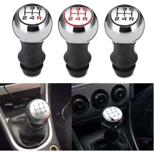 5/6 Speed Manual Car Gear Knob Aluminum Alloy Shifting Ball Gear Shift Knob For Peugeot 307/207/406/408/308 VTS