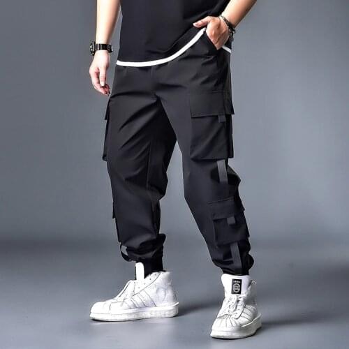 7XL 6XL 5XL XXXXL Hip Hop Harem Pants 2020 Fashion Men Joggers Harem Pants Ribbons Zipper Casual Trousers Men Cargo Pants