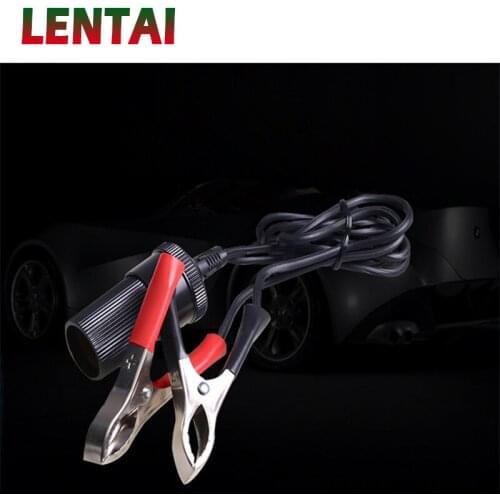 LENTAI 1PC Car Clip Cable Battery tran to cigarette lighter interface For Abarth Fiat 500 BMW E60 E36 E34 Mercedes Benz W204